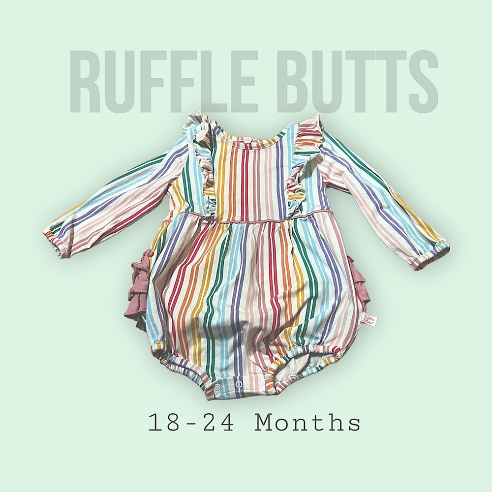 Rufflebutts striped 18-24 month